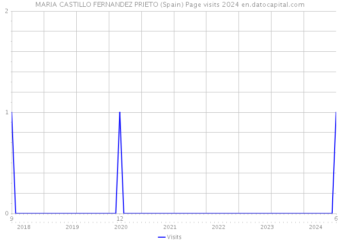 MARIA CASTILLO FERNANDEZ PRIETO (Spain) Page visits 2024 