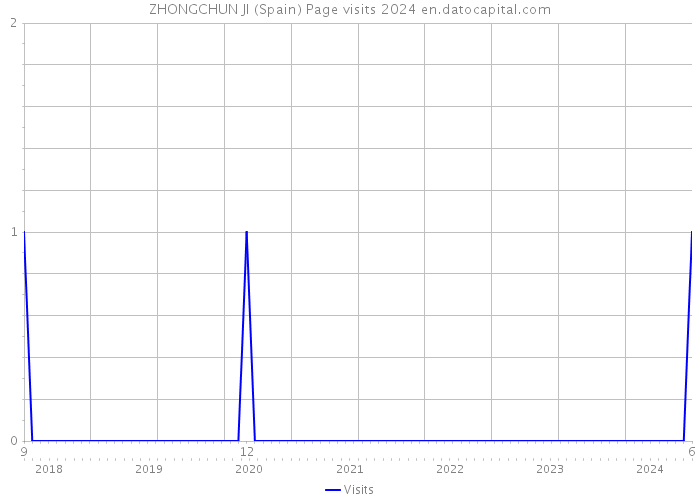 ZHONGCHUN JI (Spain) Page visits 2024 