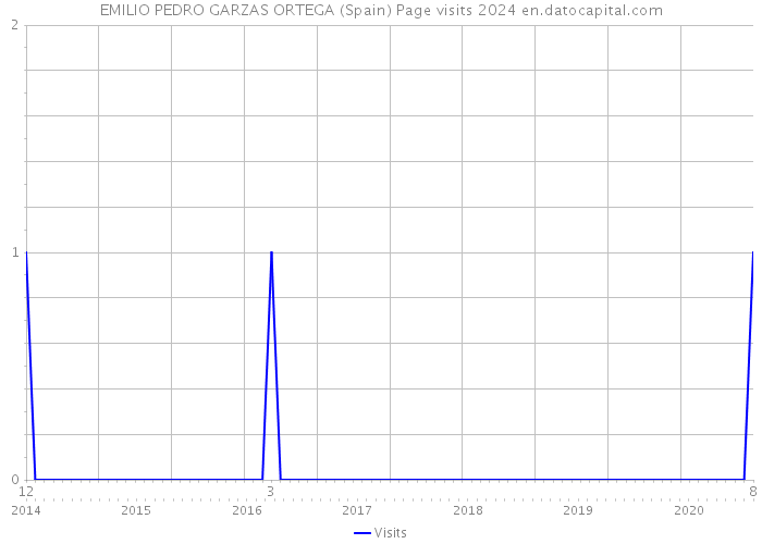 EMILIO PEDRO GARZAS ORTEGA (Spain) Page visits 2024 