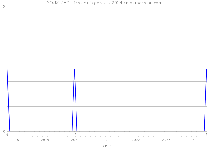 YOUXI ZHOU (Spain) Page visits 2024 