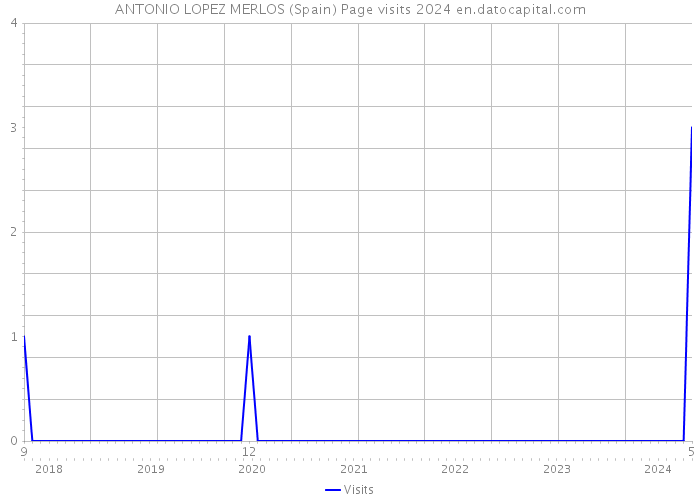 ANTONIO LOPEZ MERLOS (Spain) Page visits 2024 