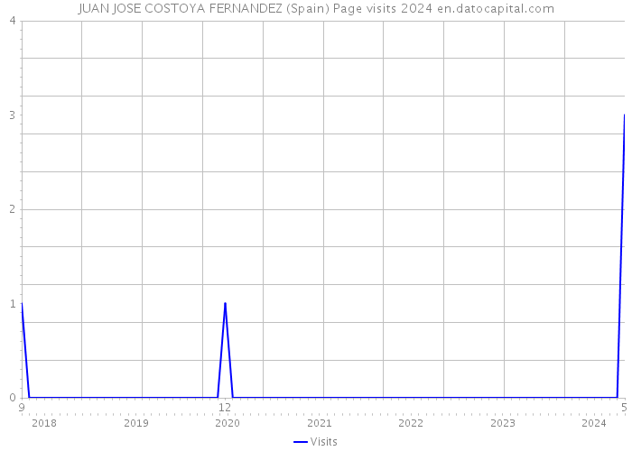 JUAN JOSE COSTOYA FERNANDEZ (Spain) Page visits 2024 