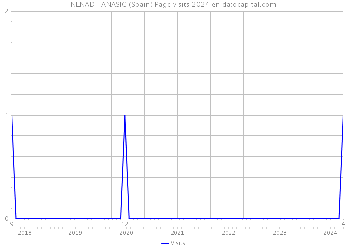 NENAD TANASIC (Spain) Page visits 2024 