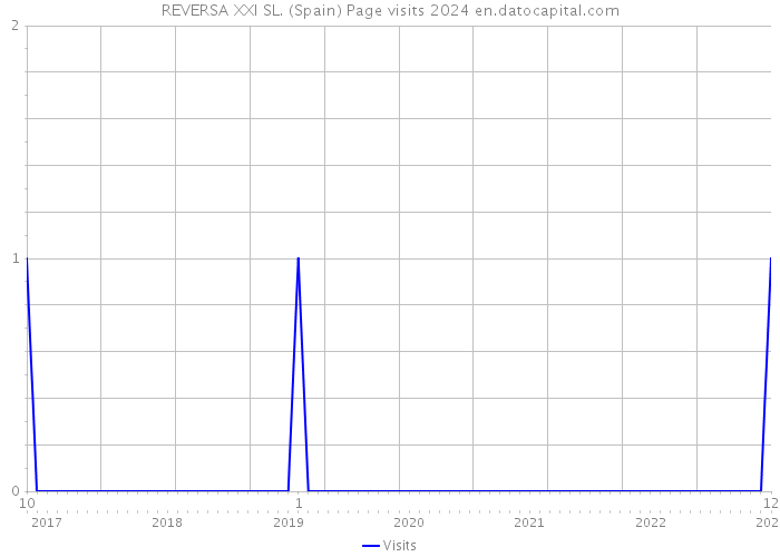 REVERSA XXI SL. (Spain) Page visits 2024 