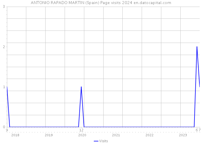 ANTONIO RAPADO MARTIN (Spain) Page visits 2024 