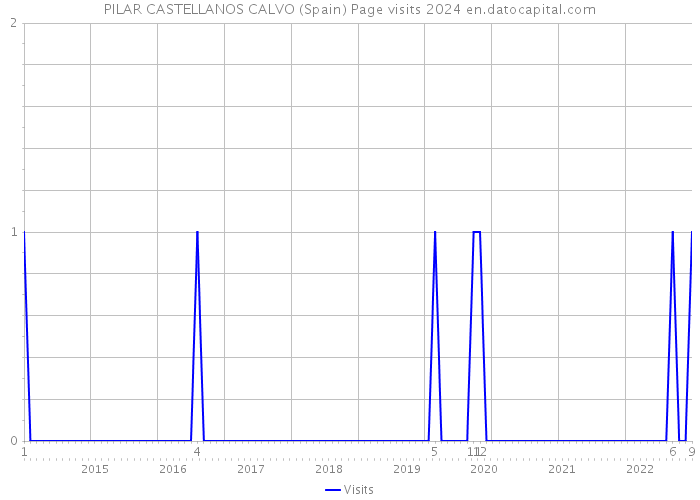 PILAR CASTELLANOS CALVO (Spain) Page visits 2024 