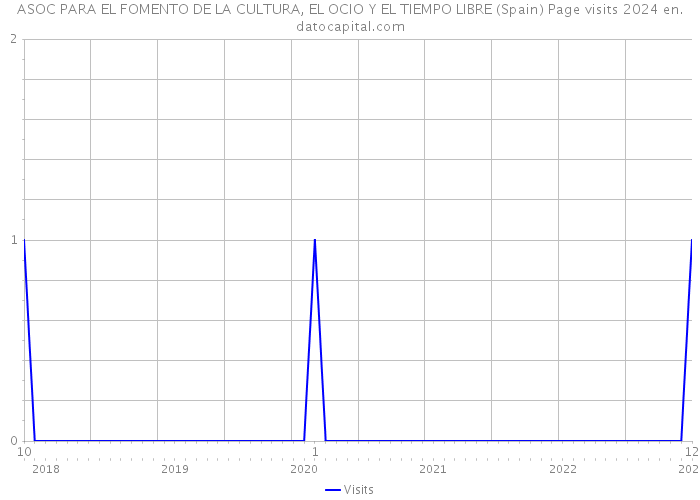 ASOC PARA EL FOMENTO DE LA CULTURA, EL OCIO Y EL TIEMPO LIBRE (Spain) Page visits 2024 