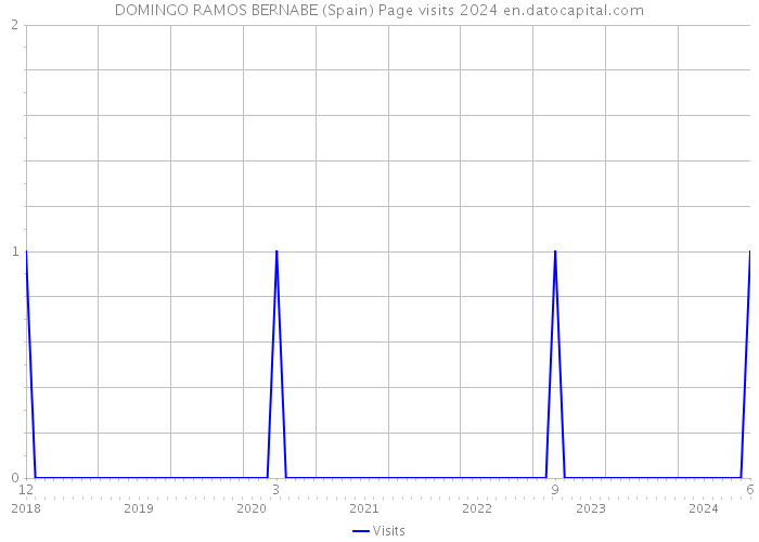 DOMINGO RAMOS BERNABE (Spain) Page visits 2024 