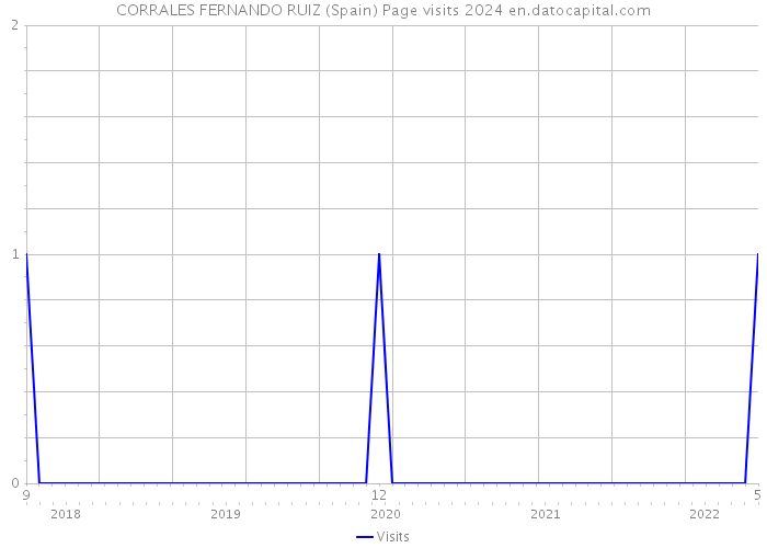CORRALES FERNANDO RUIZ (Spain) Page visits 2024 