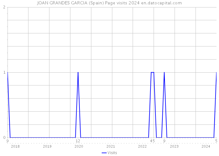JOAN GRANDES GARCIA (Spain) Page visits 2024 