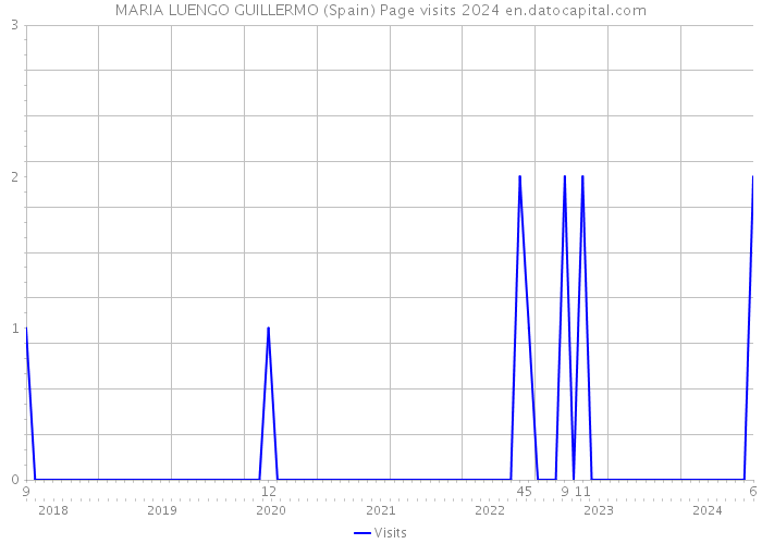 MARIA LUENGO GUILLERMO (Spain) Page visits 2024 