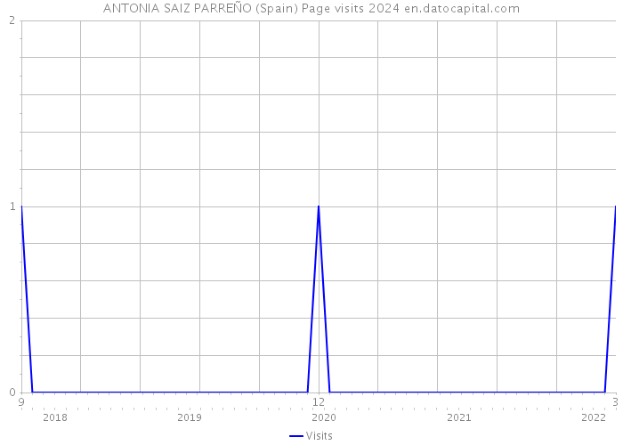 ANTONIA SAIZ PARREÑO (Spain) Page visits 2024 