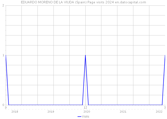 EDUARDO MORENO DE LA VIUDA (Spain) Page visits 2024 