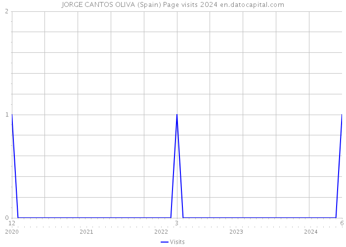 JORGE CANTOS OLIVA (Spain) Page visits 2024 