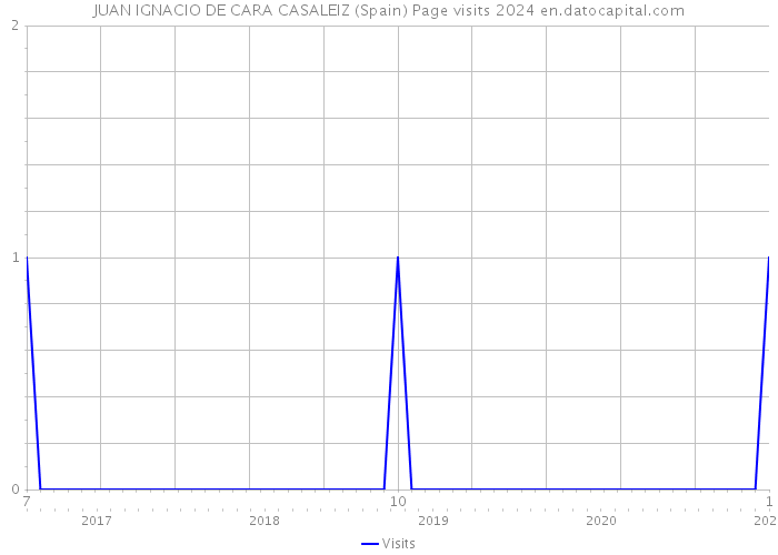 JUAN IGNACIO DE CARA CASALEIZ (Spain) Page visits 2024 