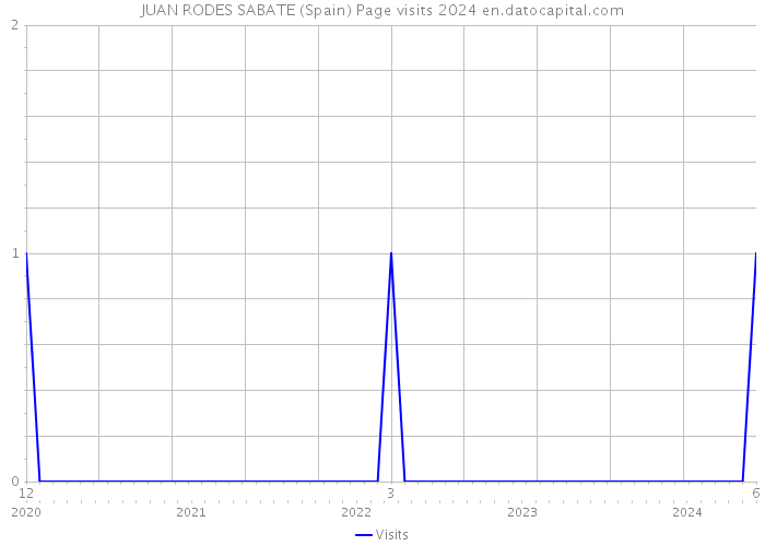 JUAN RODES SABATE (Spain) Page visits 2024 