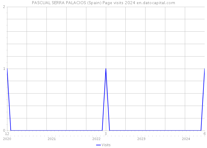 PASCUAL SERRA PALACIOS (Spain) Page visits 2024 