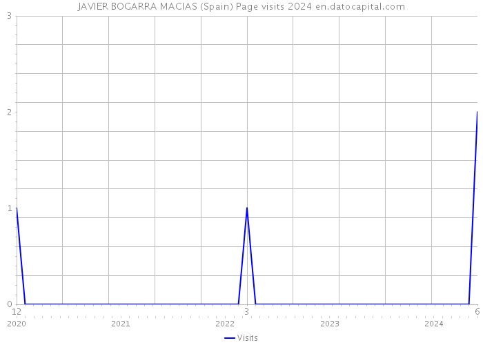 JAVIER BOGARRA MACIAS (Spain) Page visits 2024 