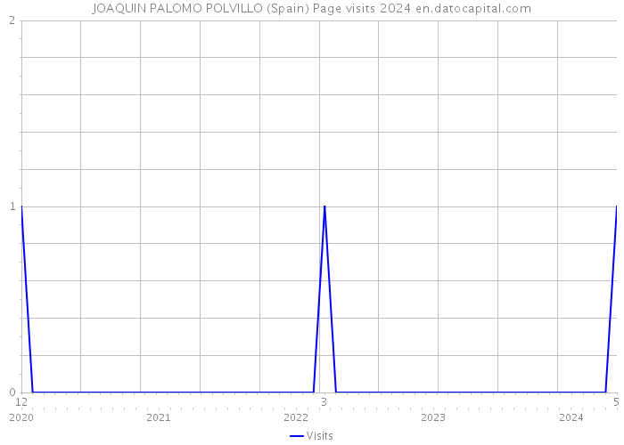 JOAQUIN PALOMO POLVILLO (Spain) Page visits 2024 