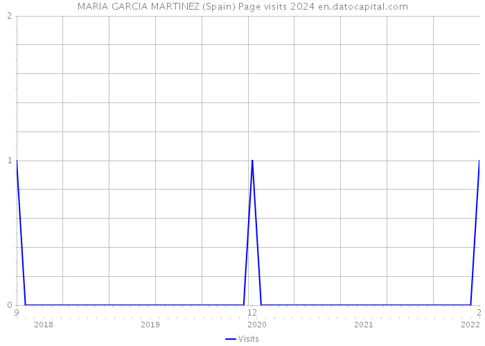 MARIA GARCIA MARTINEZ (Spain) Page visits 2024 