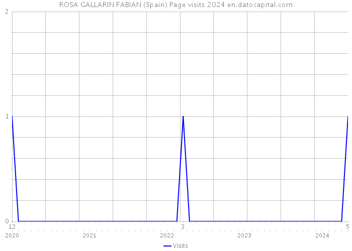 ROSA GALLARIN FABIAN (Spain) Page visits 2024 