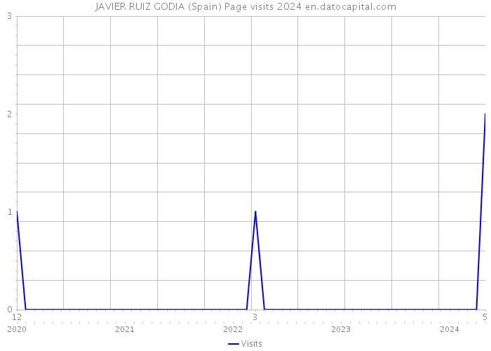 JAVIER RUIZ GODIA (Spain) Page visits 2024 