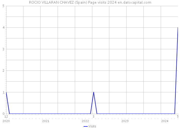 ROCIO VILLARAN CHAVEZ (Spain) Page visits 2024 
