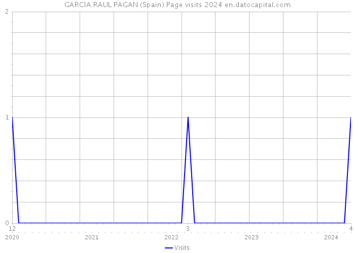 GARCIA RAUL PAGAN (Spain) Page visits 2024 