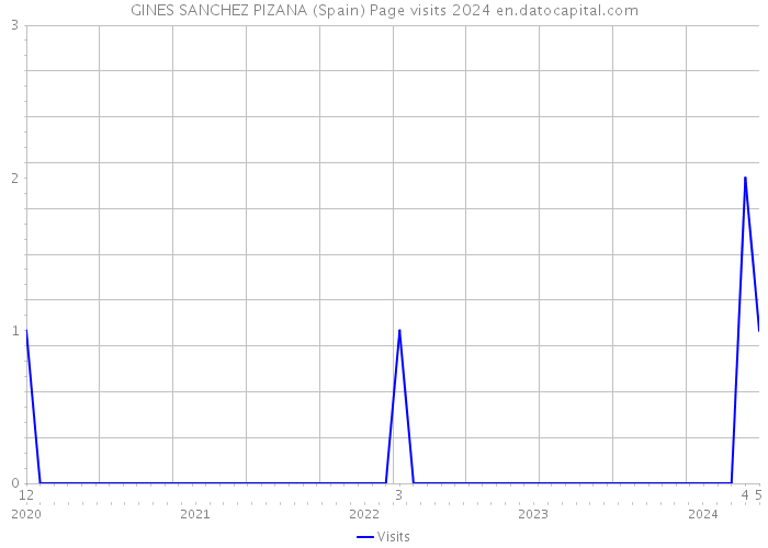 GINES SANCHEZ PIZANA (Spain) Page visits 2024 