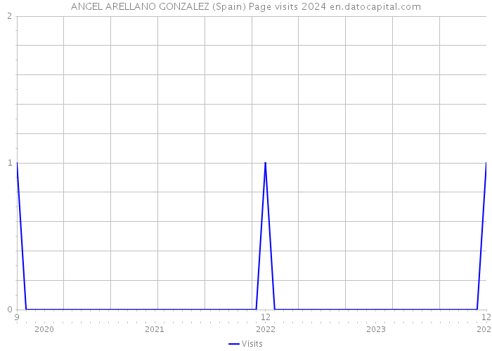 ANGEL ARELLANO GONZALEZ (Spain) Page visits 2024 