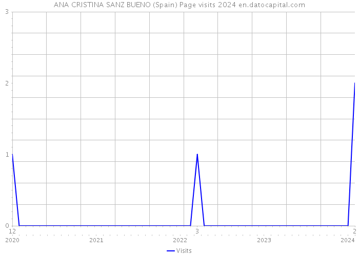 ANA CRISTINA SANZ BUENO (Spain) Page visits 2024 