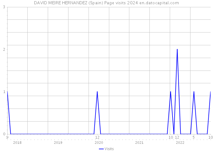 DAVID MEIRE HERNANDEZ (Spain) Page visits 2024 