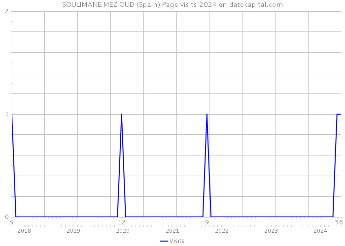 SOULIMANE MEZIOUD (Spain) Page visits 2024 