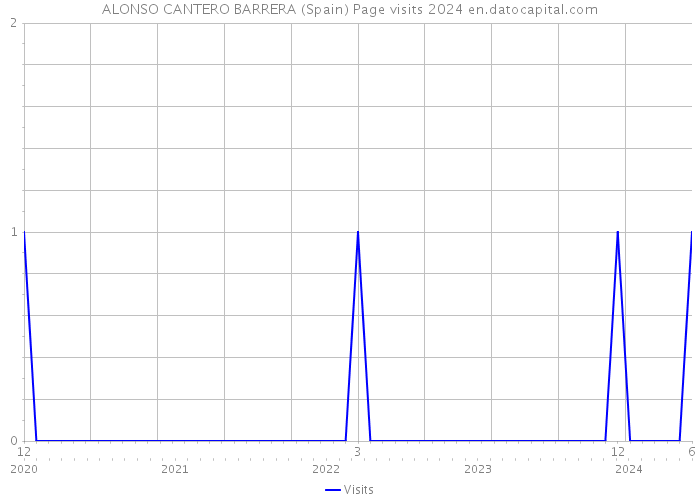 ALONSO CANTERO BARRERA (Spain) Page visits 2024 