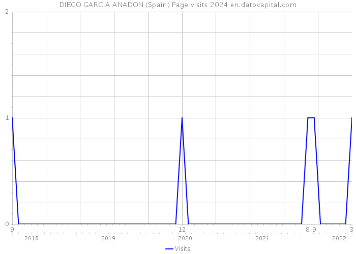 DIEGO GARCIA ANADON (Spain) Page visits 2024 