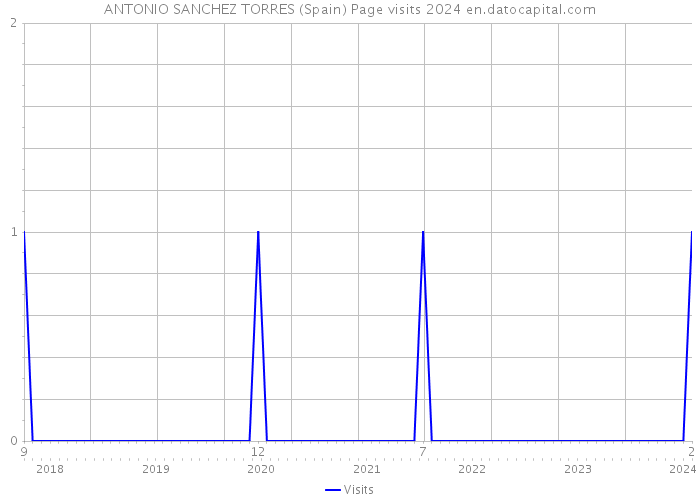 ANTONIO SANCHEZ TORRES (Spain) Page visits 2024 