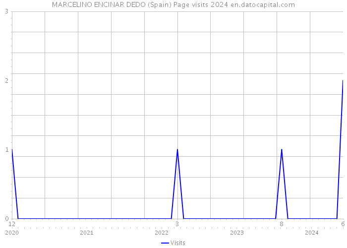 MARCELINO ENCINAR DEDO (Spain) Page visits 2024 