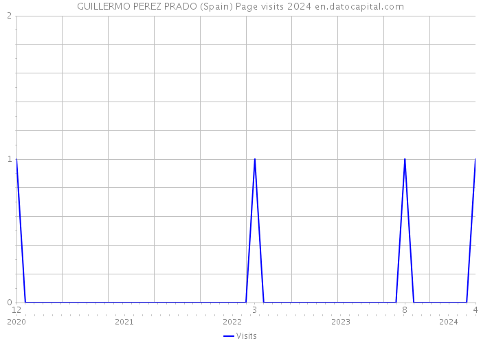 GUILLERMO PEREZ PRADO (Spain) Page visits 2024 