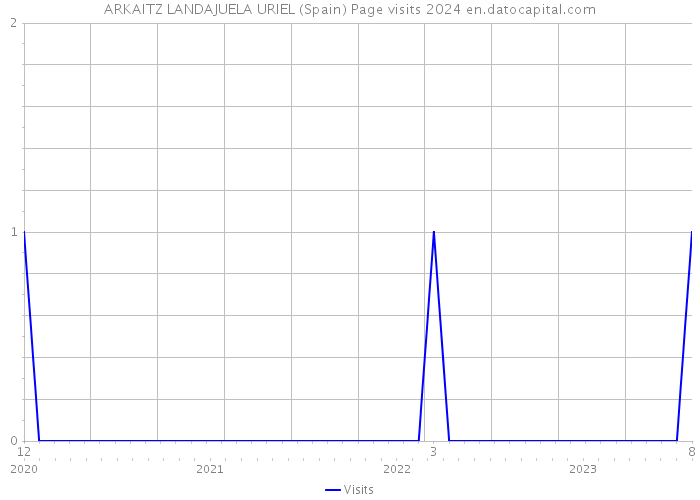 ARKAITZ LANDAJUELA URIEL (Spain) Page visits 2024 