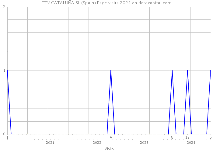 TTV CATALUÑA SL (Spain) Page visits 2024 