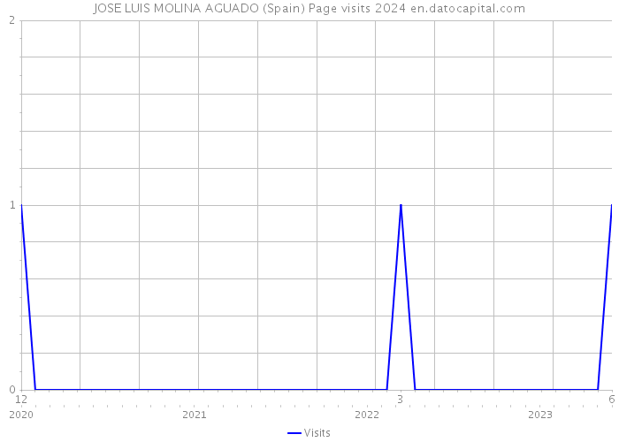 JOSE LUIS MOLINA AGUADO (Spain) Page visits 2024 