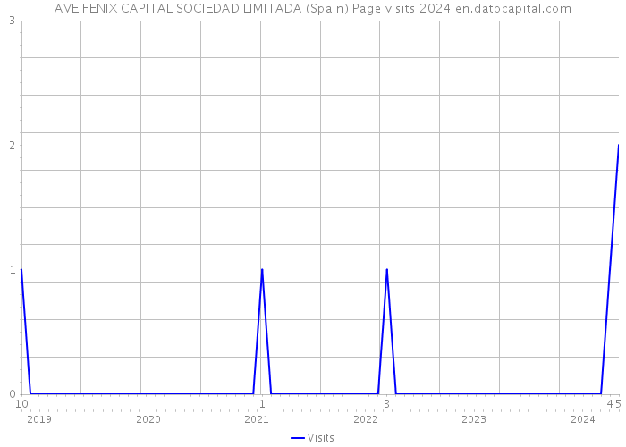 AVE FENIX CAPITAL SOCIEDAD LIMITADA (Spain) Page visits 2024 