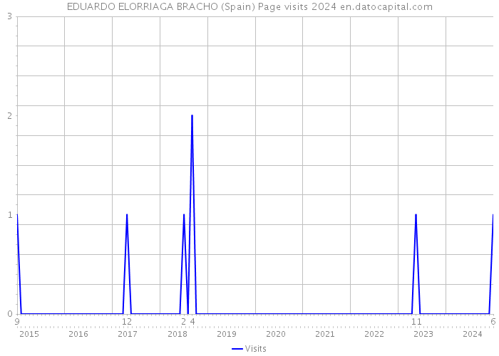 EDUARDO ELORRIAGA BRACHO (Spain) Page visits 2024 