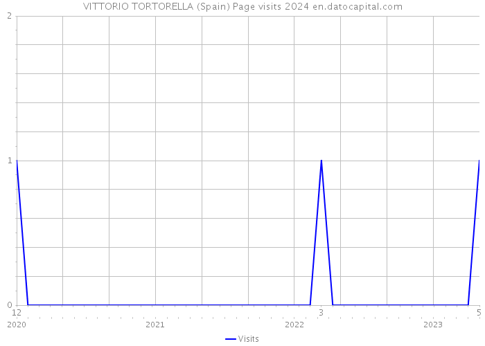 VITTORIO TORTORELLA (Spain) Page visits 2024 