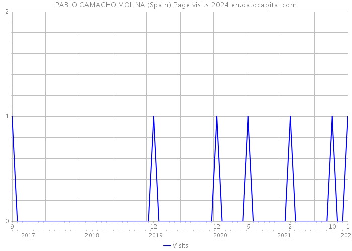 PABLO CAMACHO MOLINA (Spain) Page visits 2024 