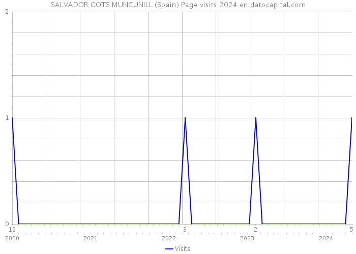 SALVADOR COTS MUNCUNILL (Spain) Page visits 2024 