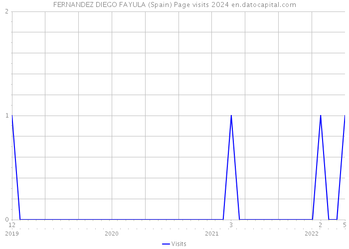 FERNANDEZ DIEGO FAYULA (Spain) Page visits 2024 