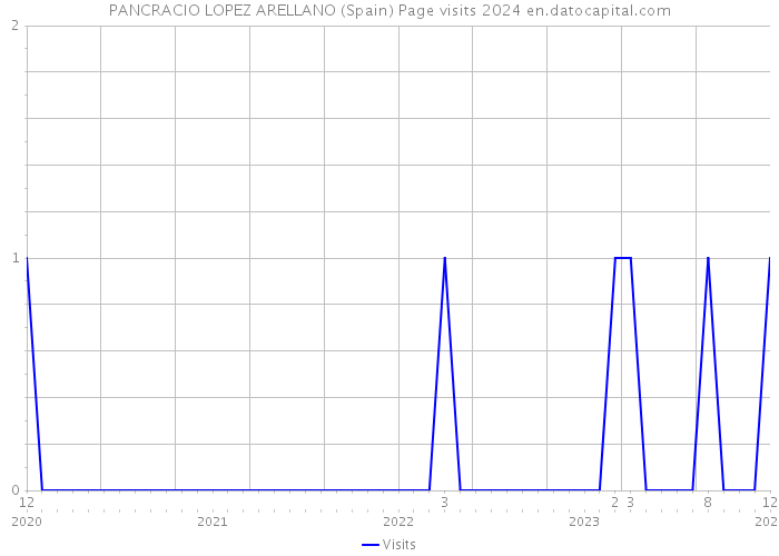 PANCRACIO LOPEZ ARELLANO (Spain) Page visits 2024 