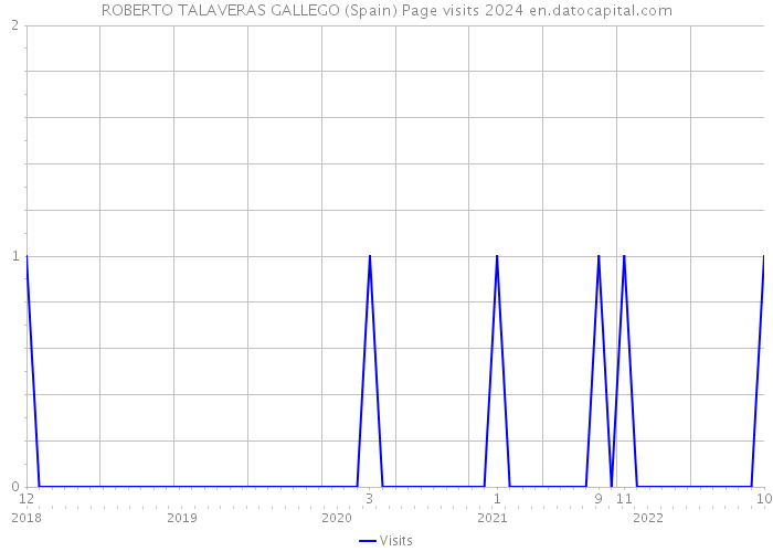 ROBERTO TALAVERAS GALLEGO (Spain) Page visits 2024 