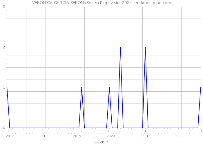 VERONICA GARCIA SERON (Spain) Page visits 2024 